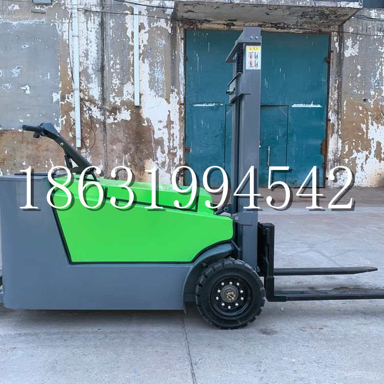 平定县小型电动叉车1吨2吨步行站驾式电瓶堆高充电装卸车液压升降车铲车